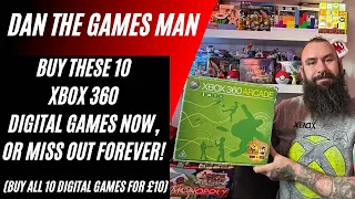 Buy these 10 Xbox 360 Digital Games Now, or Miss Out Forever! (10 Digital Games for under £10)