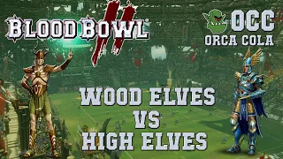 Blood Bowl 2 - Wood Elves (the Sage) vs High Elves (Javelin) - OCC G5