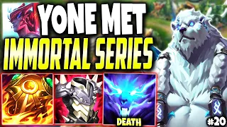 Immortal Series is Back and A Yone didnt like my Volibear Build at all - Immortal Series ep #20 🔥