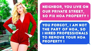 Neighbors Forgot I'm NOT a Part Of HOA and Demand To FIX HOA Property. I Removed Their Property r/MC