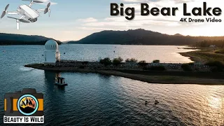 Drone Footage of Big Bear Lake (4K Video)