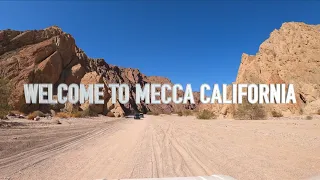 MECCA CALIFORNIA / PAINTED CANYON ROAD 4K - DRIVING TOUR