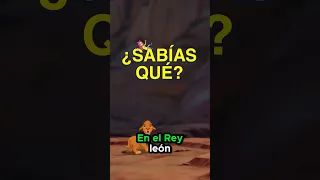 ¿Sabías qué en El Rey León? #shorts