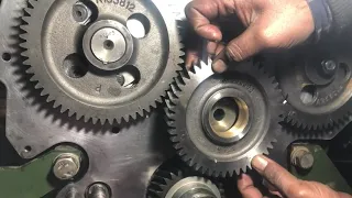 John Deere timing gear installation training video for beginners.Detailed video according to manual.