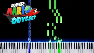 Bubblaine (8-Bit) - Super Mario Odyssey (Piano Tutorial)