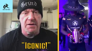 THE UNDERTAKER Reacts To ISRAEL ADESANYA'S UFC 276 Walkout AND HIM JOINING The WWE!