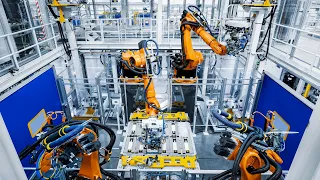 Mercedes BATTERY PRODUCTION plant in USA - this is how batteries are made