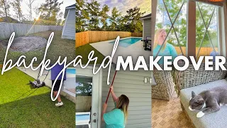 2024 SUMMER BACKYARD TRANSFORMATION | SMALL PATIO MAKEOVER | BACKYARD RENOVATION | POOL INSTALL