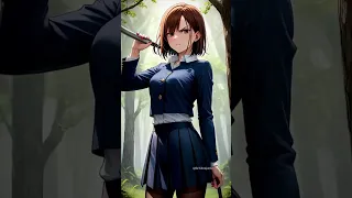 Nobara Kugisaki from Jujutsu kaisen being a sexy anime girl #nobara #jujutsukaisen #shorts