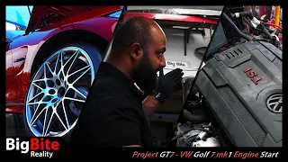 Project GT7 - VW Golf 7 mk1 Engine Start - BigBite Reality Season 3  #mrbigbite