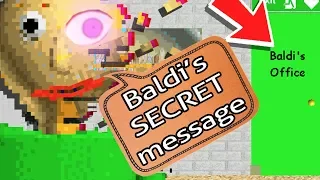 Baldi's GOOD ENDING & SECRET EXPLAINED! - Baldi's Basics in Education and Learning (Update Gameplay)