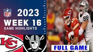 Kansas City Chiefs vs Las Vegas Raiders FULL GAME WEEK 16 | NFL Highlights Today