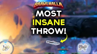 You've never seen a weapon throw like this..! - Brawlhalla twitch highlights # 119