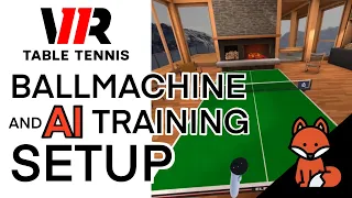 Eleven Table Tennis -  Ballmachine and AI Training