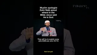 Zakir Naik Asks Where in the Bible it Says Jesus is God