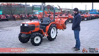 Огляд японського міні трактор Kubota GB-180 | Тотус-Трактор