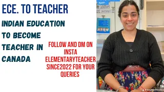 Early Childhood Educator to Elementary or High School Teacher in Canada