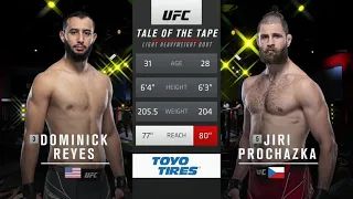 #UFC Доминик Рейес VS Иржи Прохазка Жесточайший нокаут