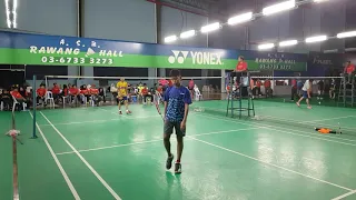 Kejohanan Badminton MSSD Gombak 17 Jan 2020, boys U15 single final,Rubber game Thakif vs Sallehudin