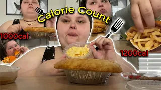 1000 calories as a snack | Counting calories for Amberlynn Reid