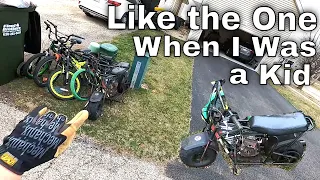 Mini Bike in the Trash 😀