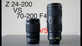 Nikon Z 24-200mm vs 70-200mm f4. Picture Quality, Focus breathing.