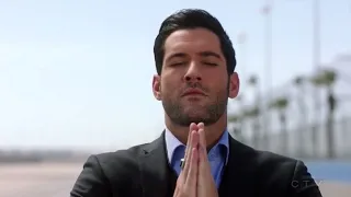 Lucifer S03E26 HD Lucifer Uses Amenadiel to Stop a Car