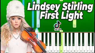 Lindsey Stirling - First Light - Piano Tutorial