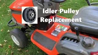 Noisy Lawn Tractor Idler Pulley Replacement