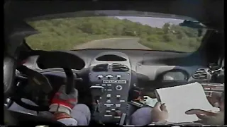 ifj.Tóth János Peugeot 206 WRC Onboard - 2001 Fehérvár Rallye (SS Pusztamarót-Kőhányás)