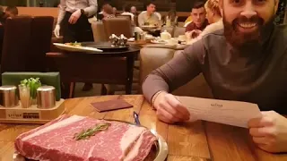 Двух килограммовый стейк за 1рубль!!!🥩🍴😋