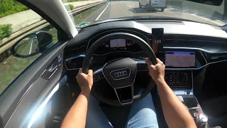 Audi A6 50TDI Sedan Autobahn Rollercoaster | Curver 265km/h