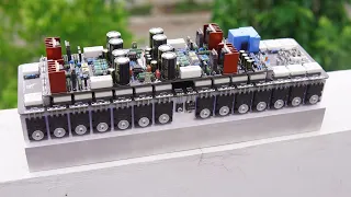 Professional 2000W High Power Amplifier | TBM FULL BRIDGE using 14+14 Transistors #cbzproject