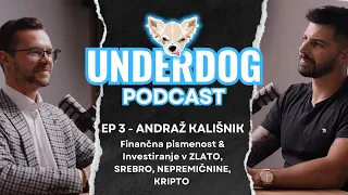 Kako poskrbeti za svoje finance & investirati - Andraž Kališnik @andrazkalisnik ⎜Underdog podcast #3