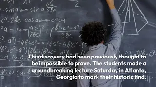 Two New Orleans students prove math theory that's been unproven by mathematicians for 2,000 years +L