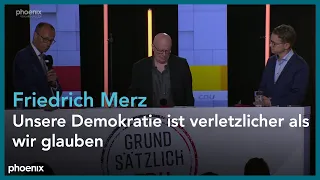 CDU-Konvent: "Was ist Grundsätzlich CDU?", Gespräch mit Merz und Fücks