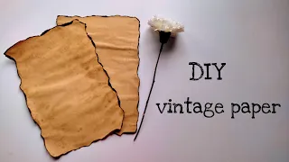 diy vintage paper ✨ Ariba Arts