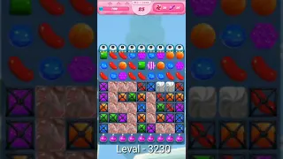 Candy Crush Saga game Level 3230 NO BOOSTER