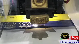 R4000ht Fioretto hot foil logo stamping machine