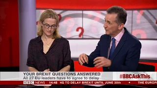 BBC Ask This: Brexit - Dr Hannah White, BBC