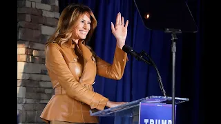 First Lady Melania Trump delivers farewell message