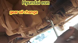 Hyundai eon gher oil change and gher oil capacity 2.5