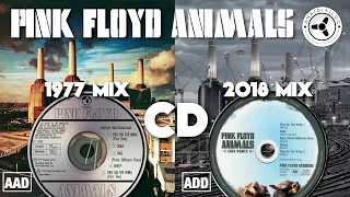 Pink Floyd Animals CD: 1986 AAD vs 2022 ADD