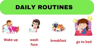 Daily Routines | listen and practice | Learn English #english #viral #englishgrammar #speakenglish