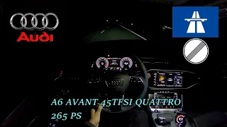 2023 Audi A6 Avant 45 TFSI Quattro 265 PS NIGHT POV DRIVE WÜRZBURG (60 FPS)(GPS)