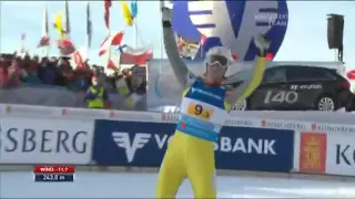 Rune Velta Vikersund 2012 243m - PB Deutsch