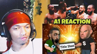 A1 REACTS TO Belal gets his Title Shot - it's official