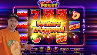 Hot Hot Fruit R21 a Spin for 300 Spins Roller Coaster!