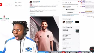 IShowSpeed's Reaction To Messi Joining Inter Miami💀*AND MORE TRANSFERS*