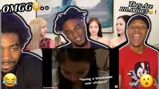 blackpink moments that make me question their sanity REACTION!!!